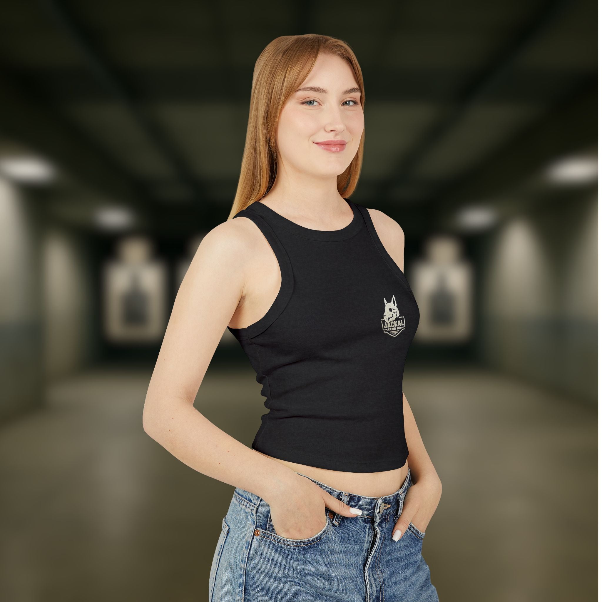 Jackal Arms Co. – Women’s “Discipline Is Sacred / Weakness Is Sin” Racer Tank
