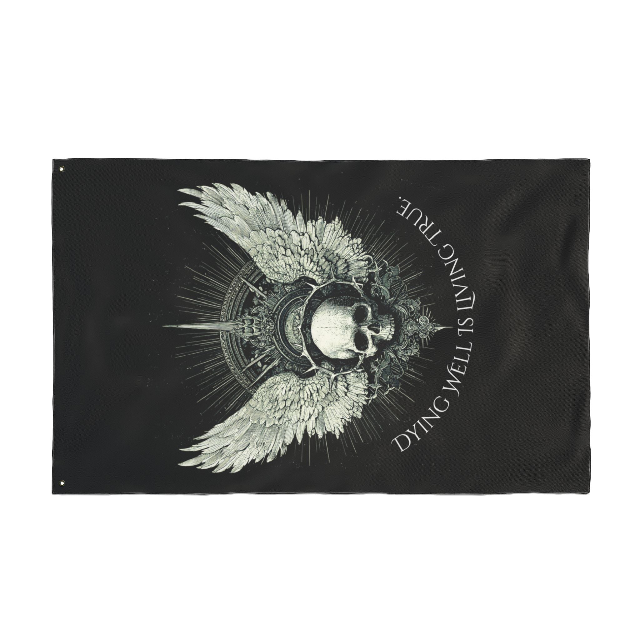 Jackal Arms Co. – “Dying Well Is Living True” Wall Flag