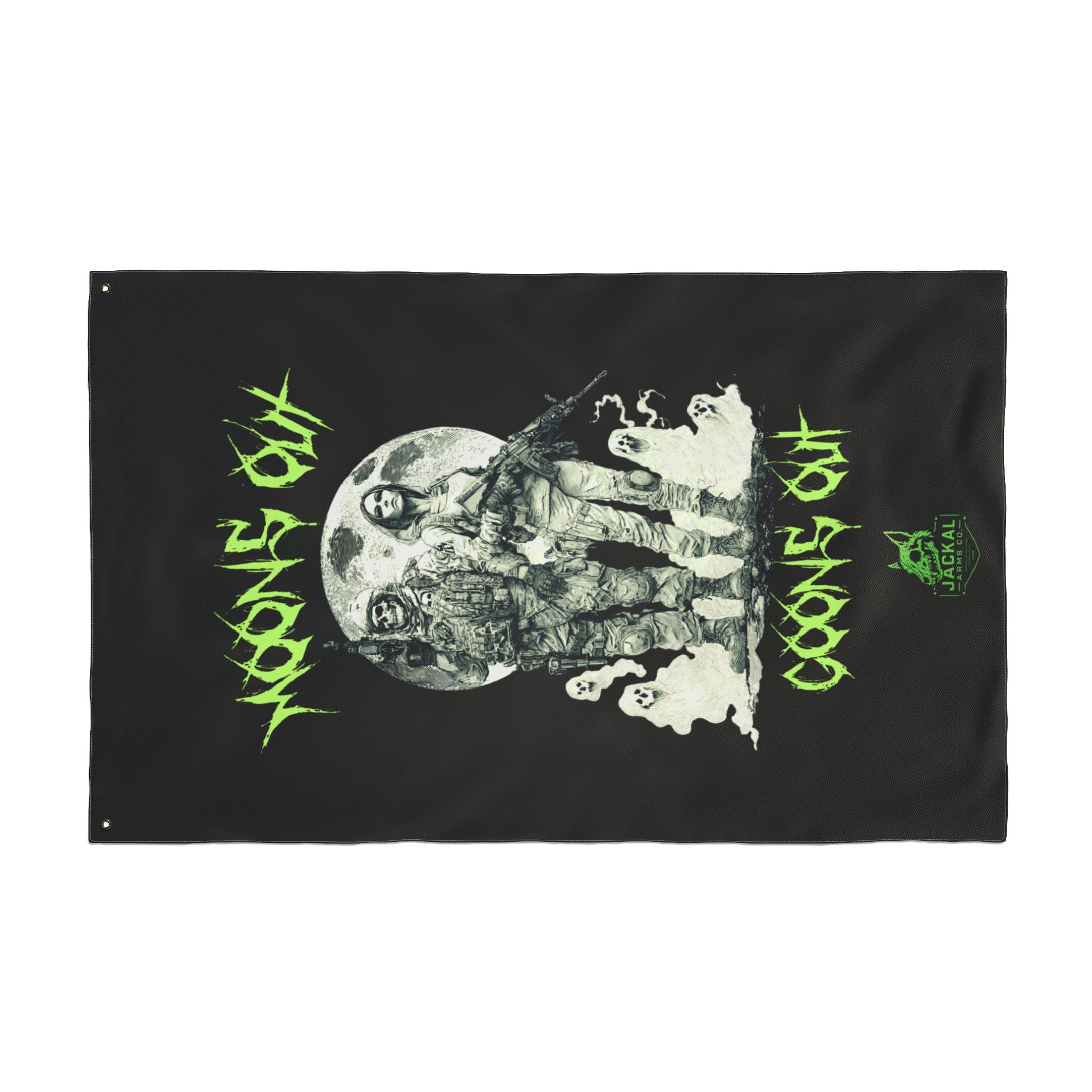 Moon’s Out, Goon’s Out Wall Flag – Jackal Arms Co.