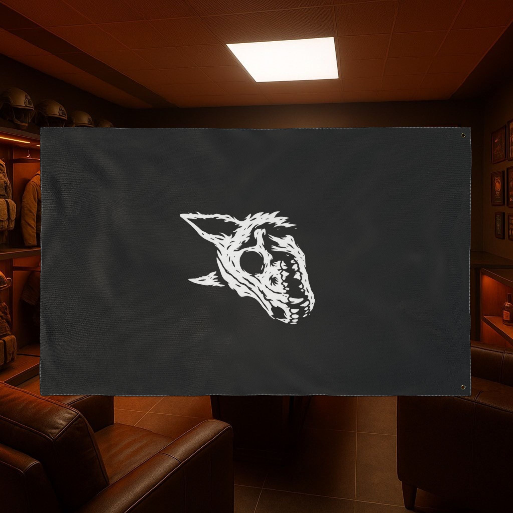 “Discipline Is Sacred / Weakness Is Sin” Wall Flag