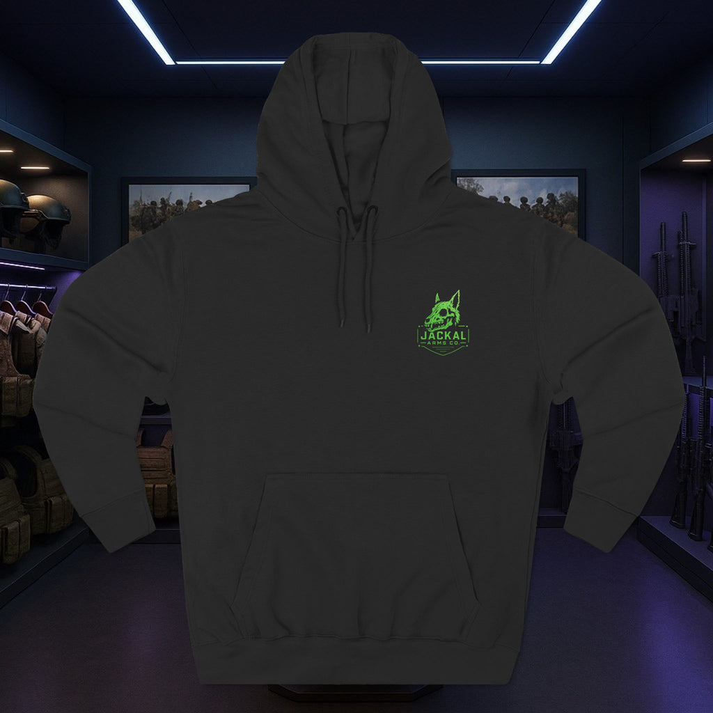 Jackal Arms Co. Moons Out, Goons Out Halloween Hoodie Range Drip