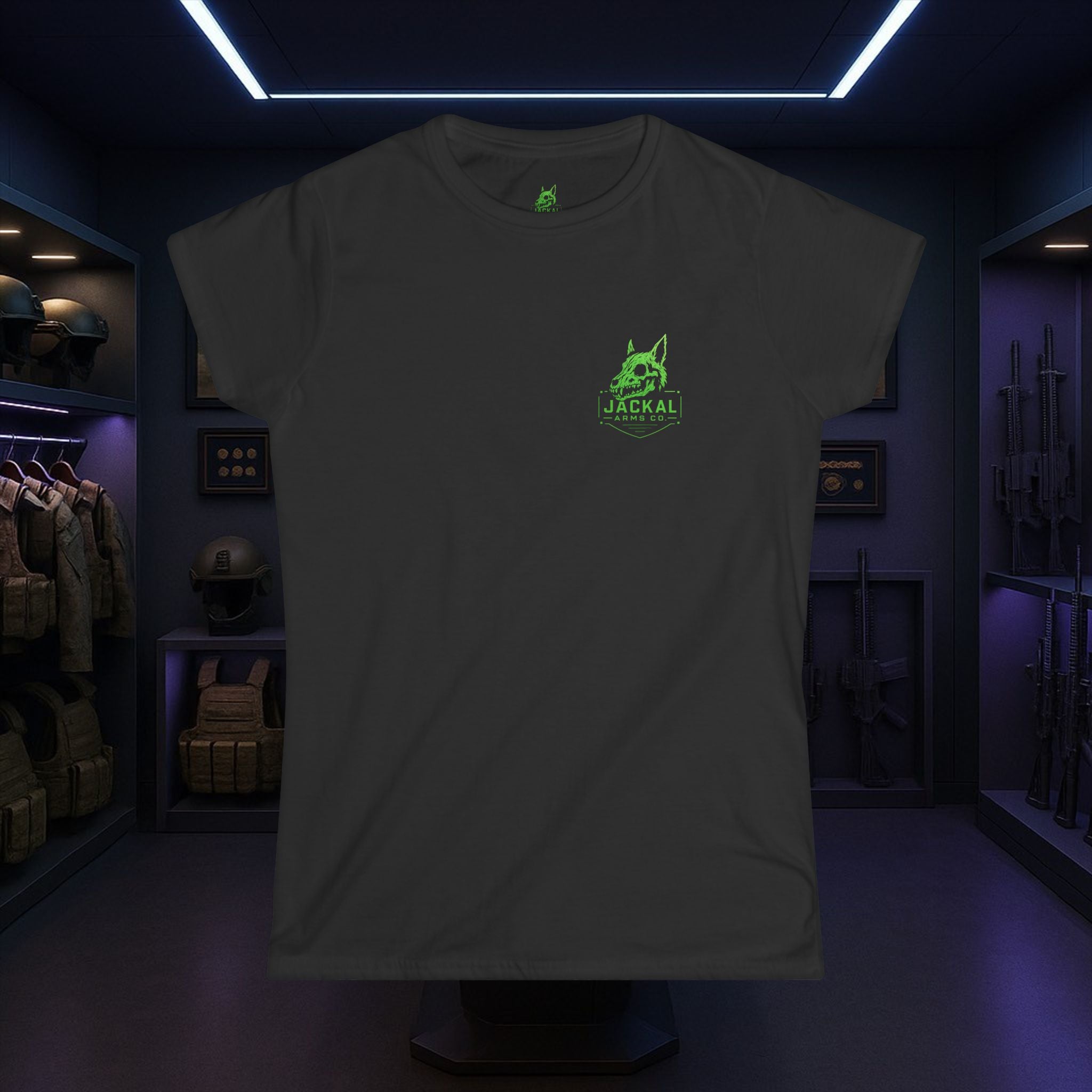 Jackal Arms Co. – Women’s “Moon’s Out, Goon’s Out” Tee