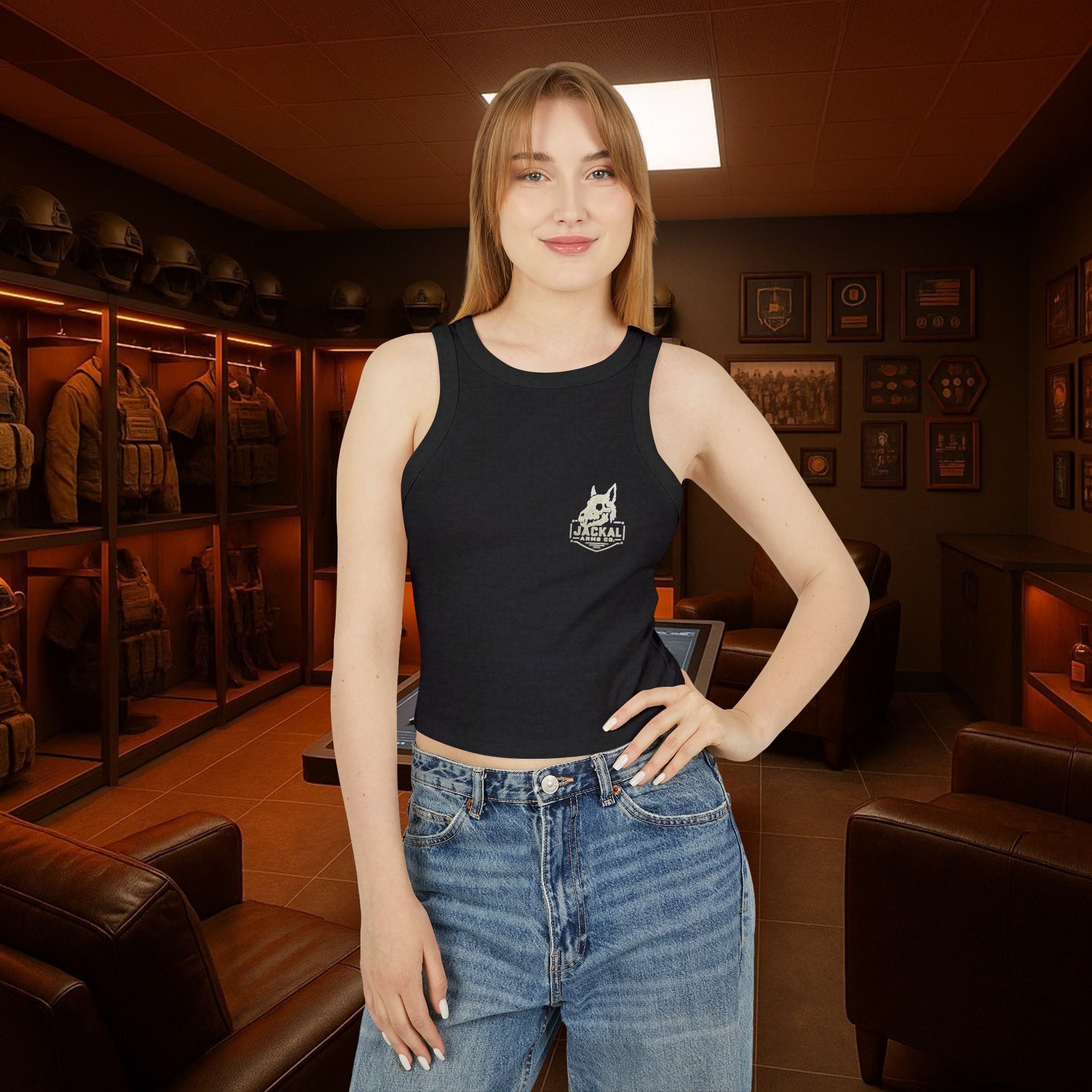 Jackal Arms Co. – Women’s “Discipline Is Sacred / Weakness Is Sin” Racer Tank