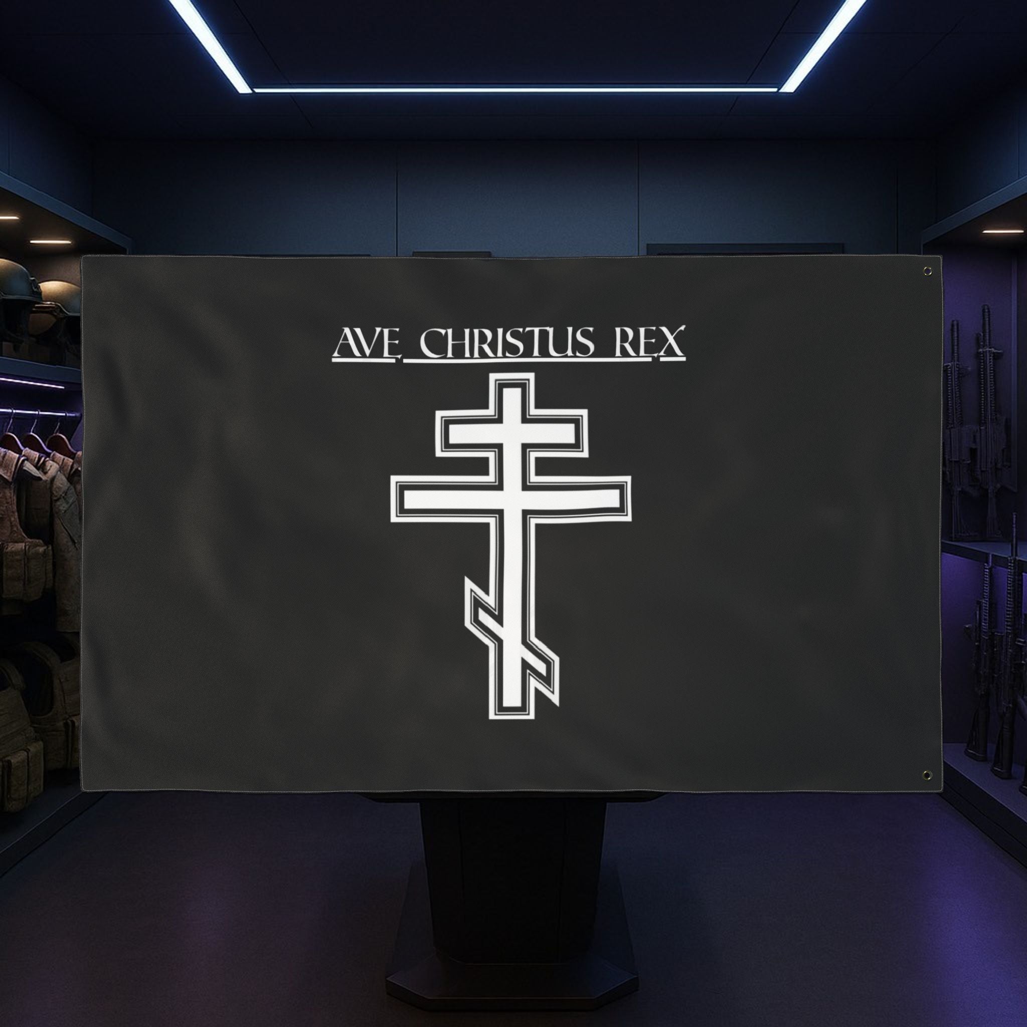 Ave Christus Rex Wall Flag