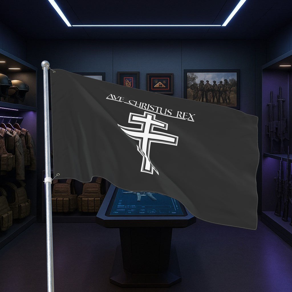 Ave Christus Rex Wall Flag